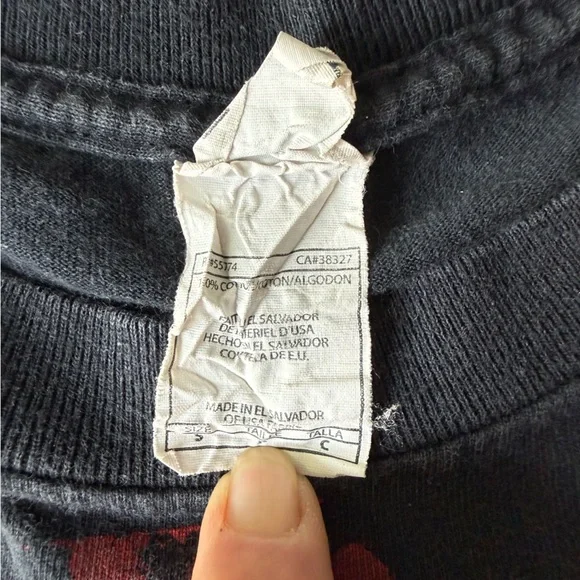 Ramones Graphic Tee Size S Black Punk Rock Band Shirt Anvil Y2K - Picture 5 of 5